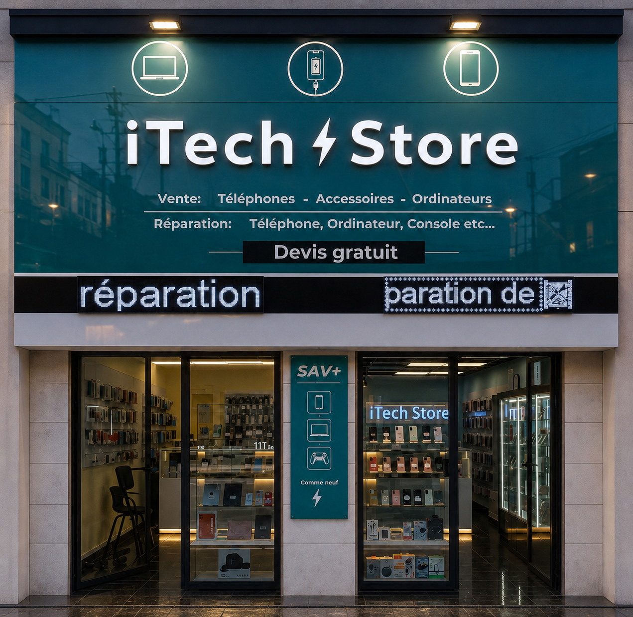 Boutique iTech Store, 6 Cours Gambetta à Lyon 7e